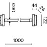 Трековый светильник MAYTONI TAU TR101-2-20W3K-B